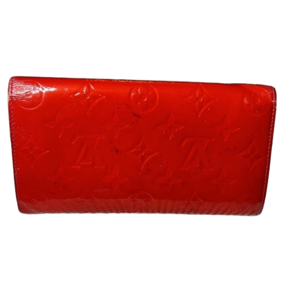 Louis Vuitton Glossy Red Wallet - Picture 7 of 11